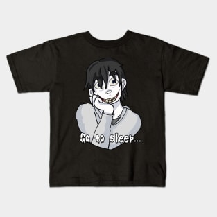 Jeff the Killer With Text Kids T-Shirt